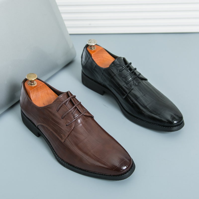 Leather Work Oxfords - New Men's Leather Shoes High Quality