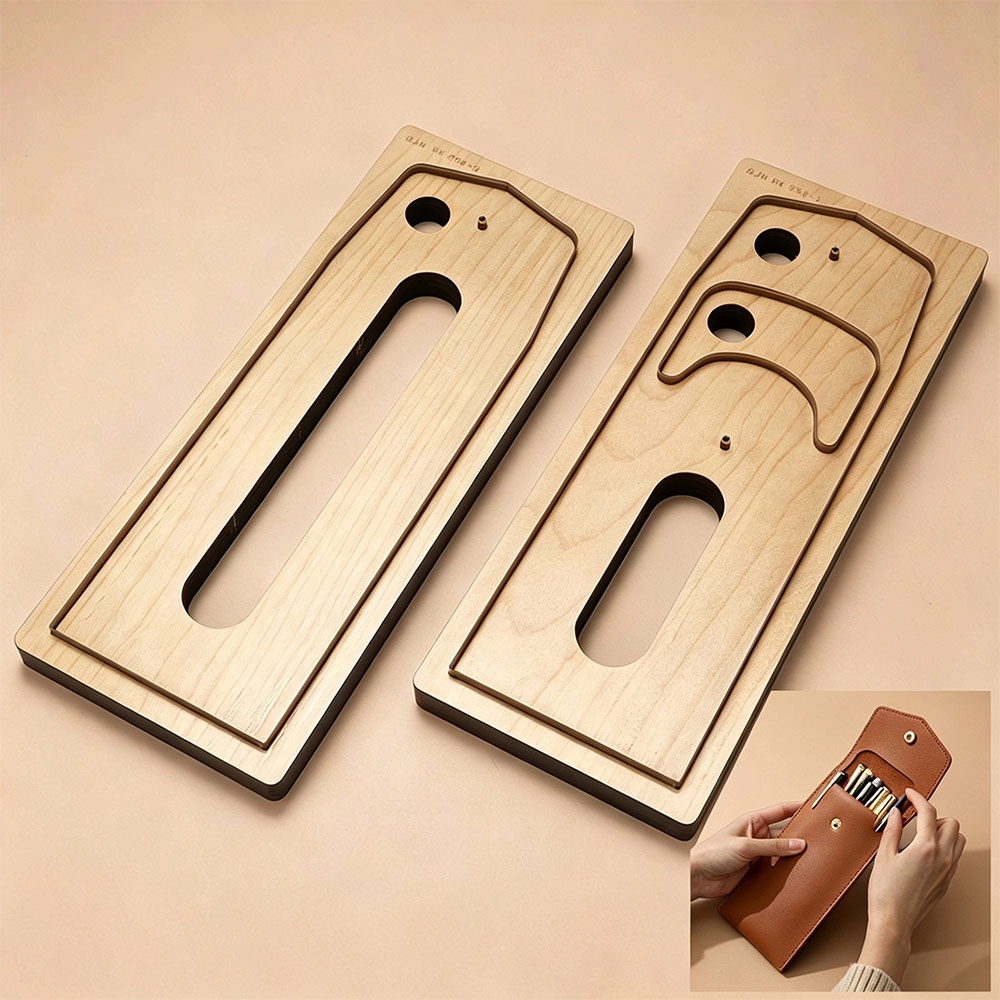 Leatherwork Projects - Leather Cutting Tool Pen Bag Model