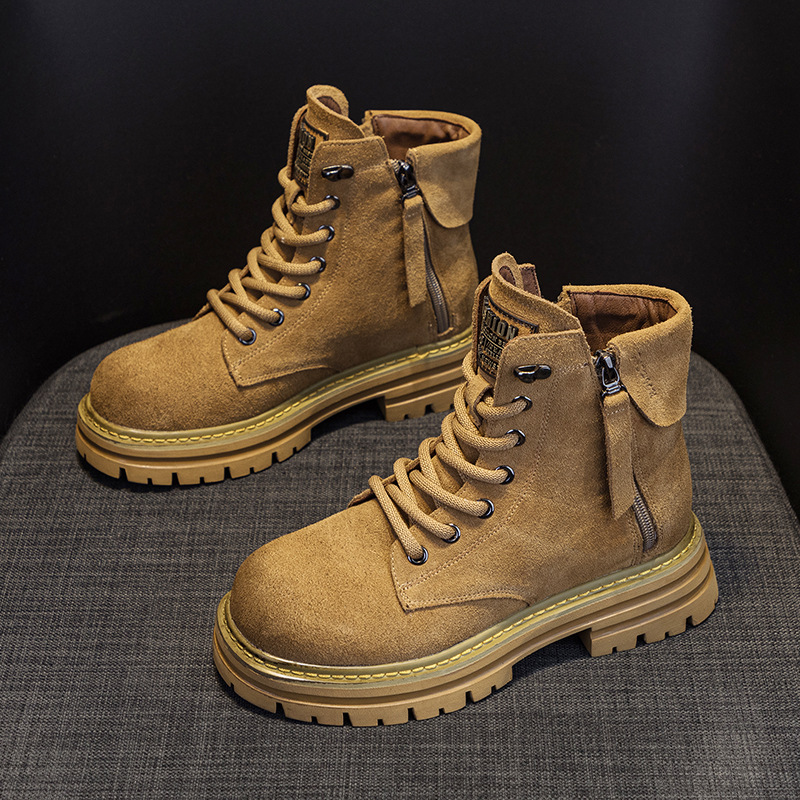 Youtube Leatherwork - 2025 frosted leather short boots women's