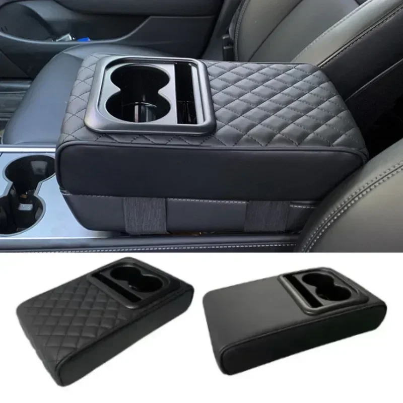 Leatherwork Patterns - Auto Center Console Armrest Cushion With
