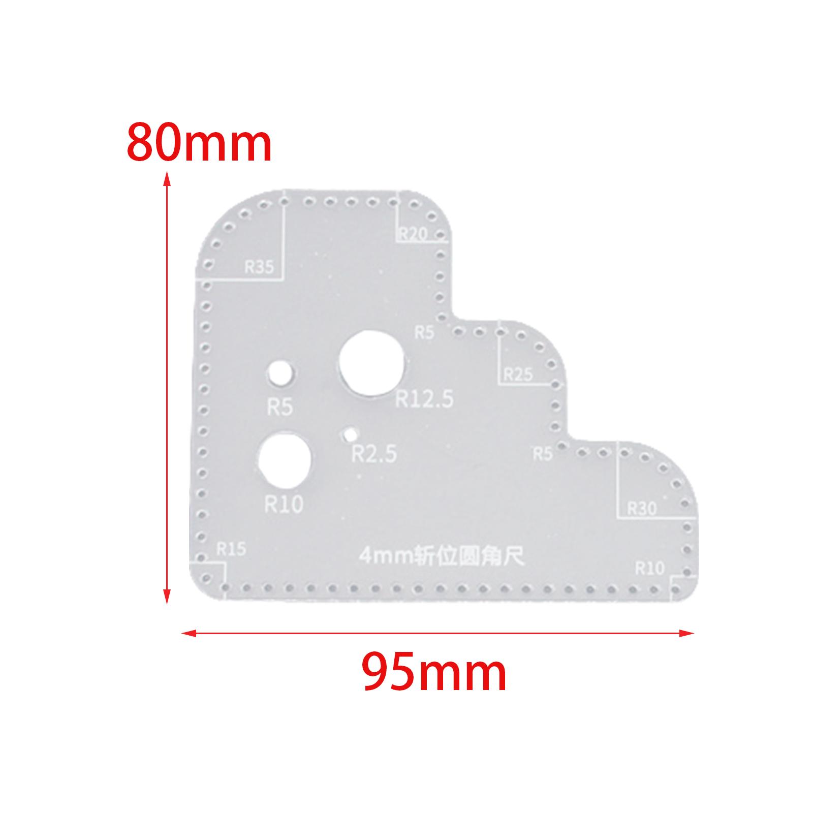 Leatherworking Guide - Transparent Acrylic Circle Template Hole Stitch