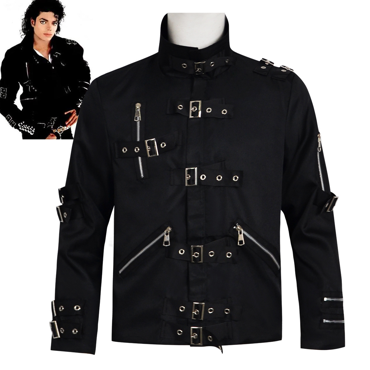 Leather Work Vest - Punk Heavy Metal V8 Leather Jacket
