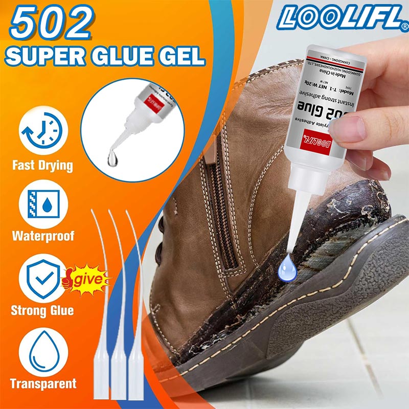 Leather Workshop - 1-3pcs,20ml,502 super glue, quick-drying cyanoacrylate glue,