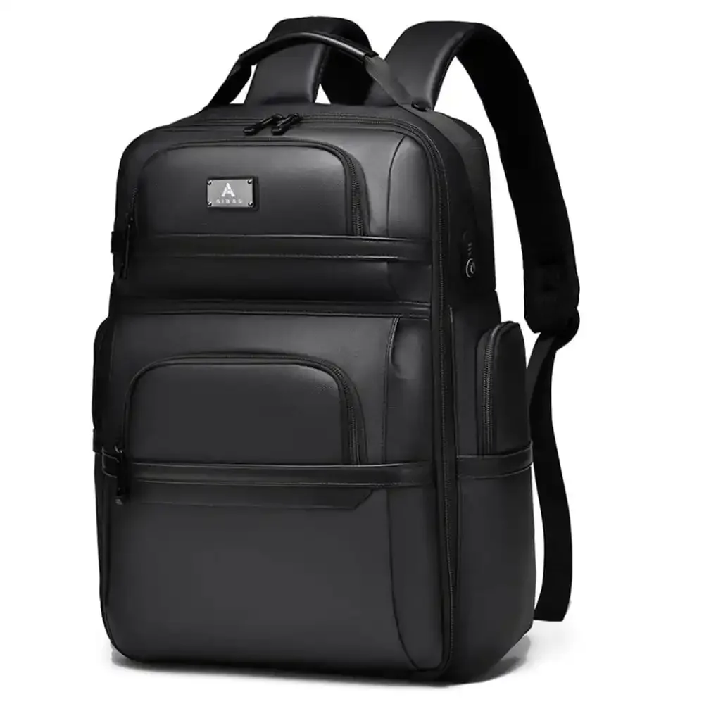 Leather Work Bag Laptop - Men Leather Laptop Backpack Fit 16