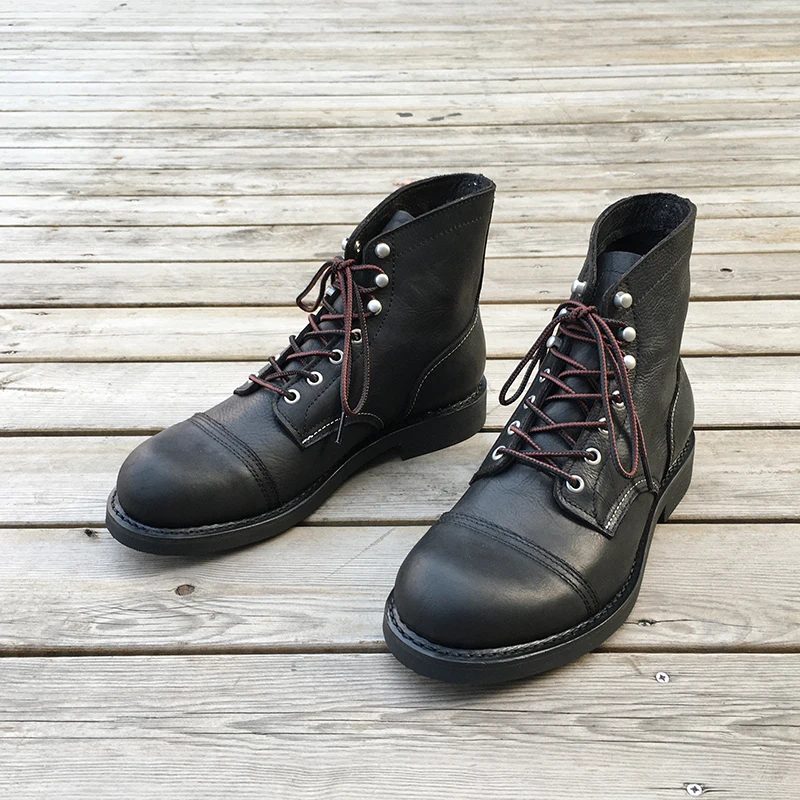 Leather Workshop - New Men Shoes Luxury Brand Vintage