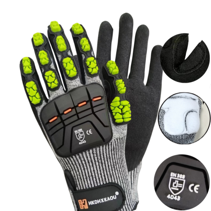 Leatherworking Leveling - Anti Vibration Protective Work Gloves Level