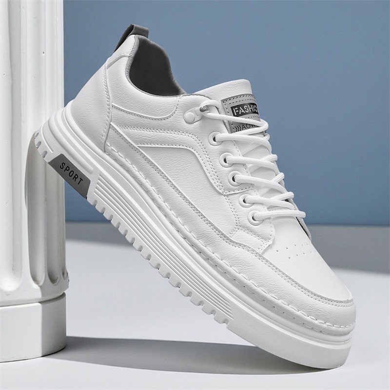 Leatherworker Block - Men's Soft Breathable Color-Block Thick-Sole Casual