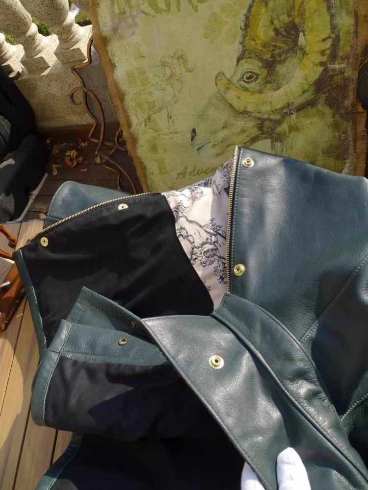Mens Genuine Cow Leather Jacke - Leather Work Jacket Mens 评论和价格