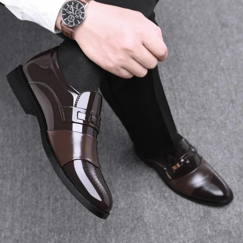 Leather Shoes for Men Wedding  - Leather Work Oxfords 评论和价格