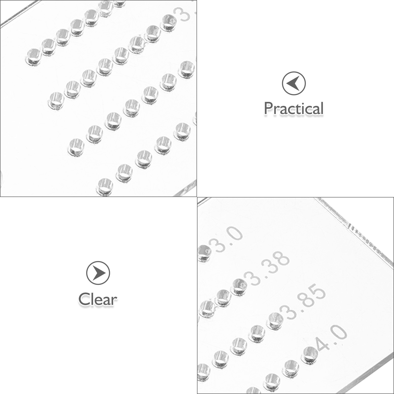 2Pcs Leathercraft Punch Spacin - Leatherworking Guide 评论和价格