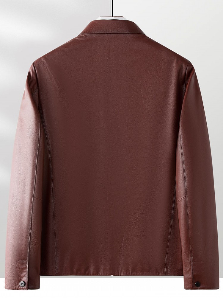 Mens Business Casual Work Cowh - Leather Work Jacket Mens 评论和价格