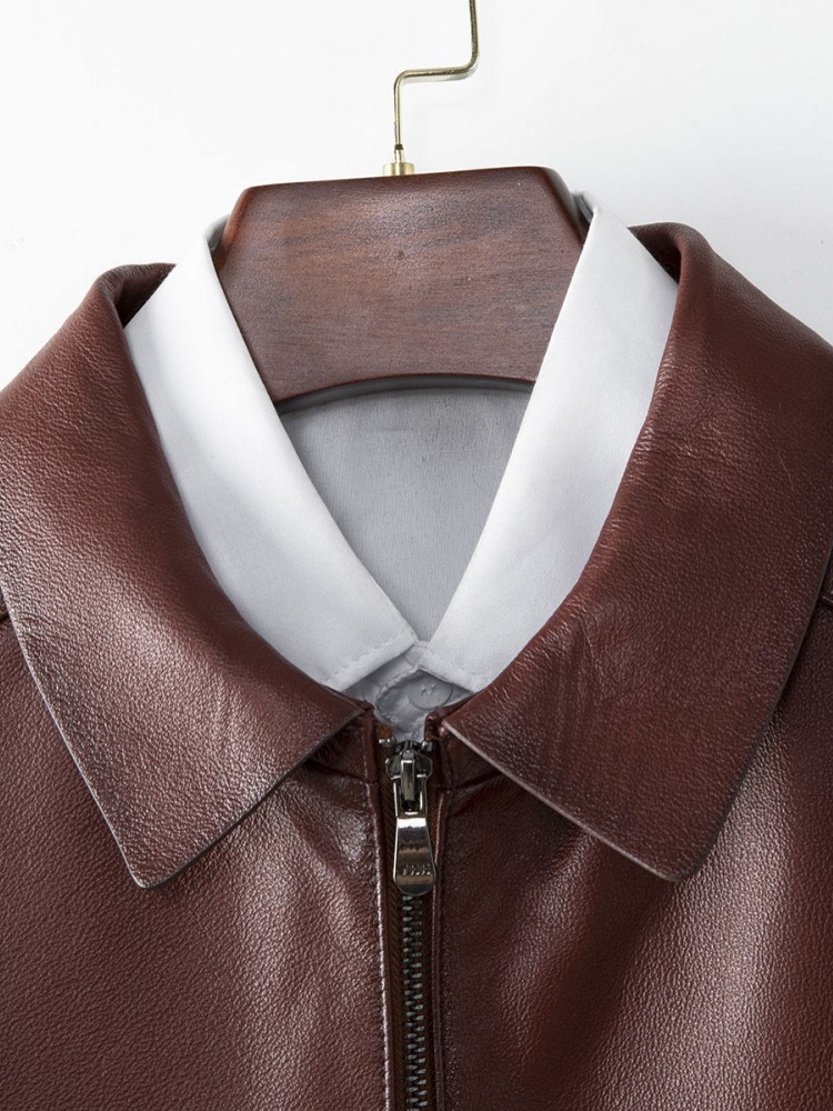 Mens Business Casual Work Cowh - Leather Work Jacket Mens 评论和价格