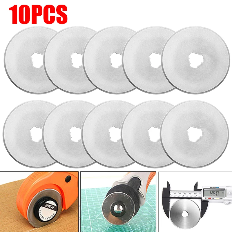 10pcs Rotary Cutter Blades Cir - Leatherwork Projects 评论和价格