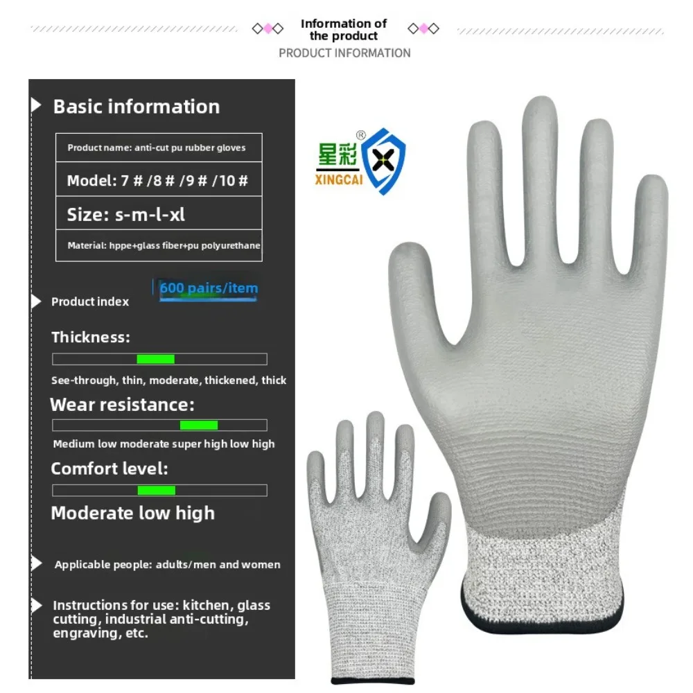 Level 5 Cut Resistant Gloves H - Leatherworking Leveling 评论和价格