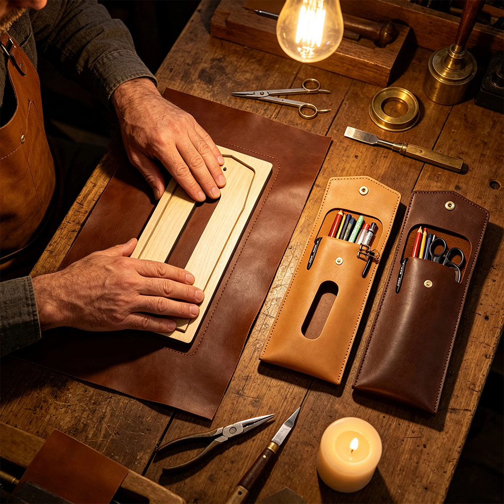 Leather Cutting Tool Pen Bag M - Leatherwork Projects 评论和价格