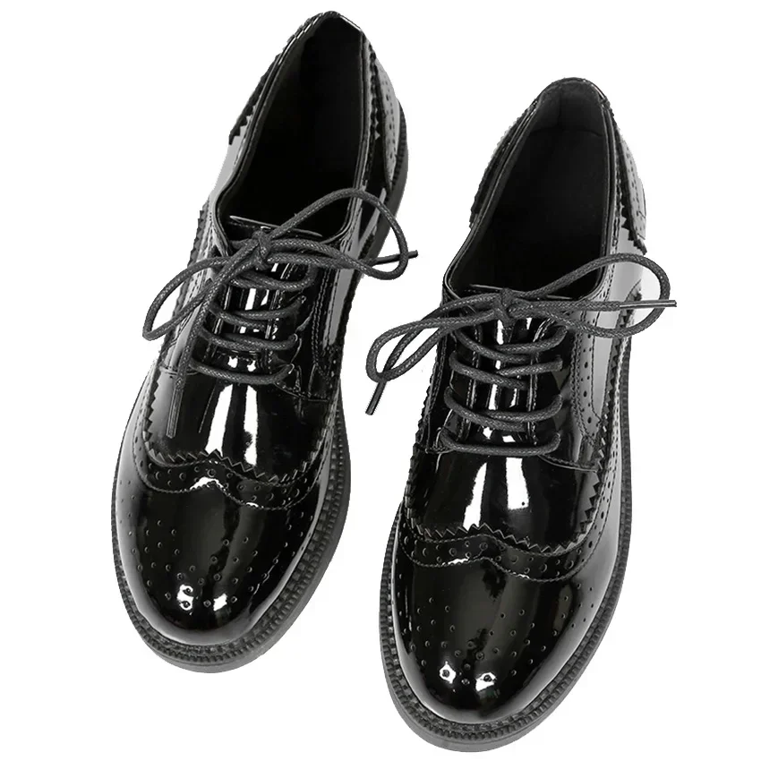 2025 Autumn Women Oxford Flats - Leather Work Oxfords 评论和价格