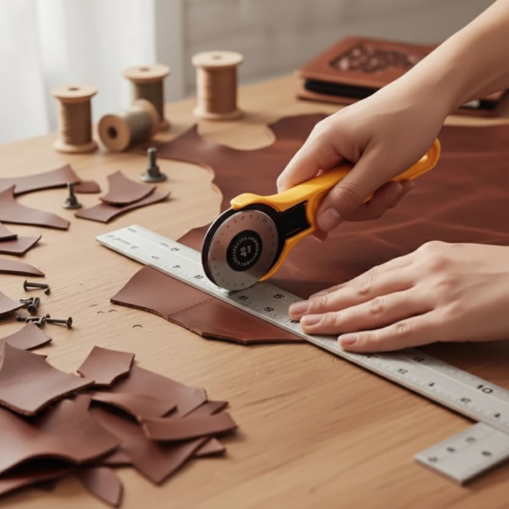 45mm Rotary Fabric Cutter Leat - Leatherwork Projects 评论和价格