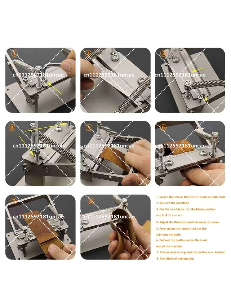 Manual Leather Splitter Peelin - Leatherwork Machine 评论和价格