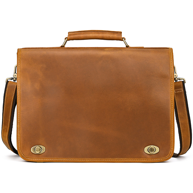 Customize Genuine Leather Lapt - Leather Work Bag Laptop 评论和价格