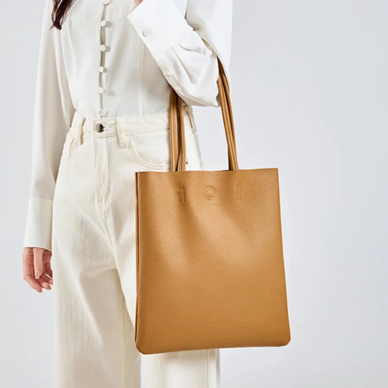 Genuine Leather Tote Bag Casua - Leatherwork Workshop 评论和价格