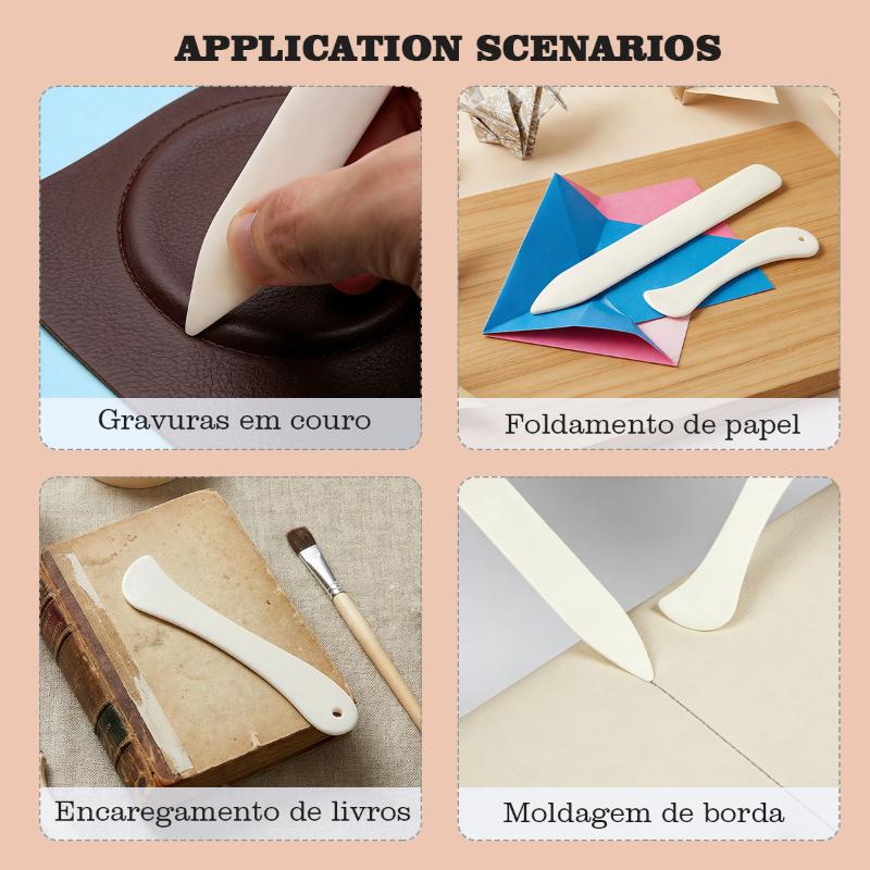 Leather Craft Bone Folder 2Pcs - Leather Workshop 评论和价格