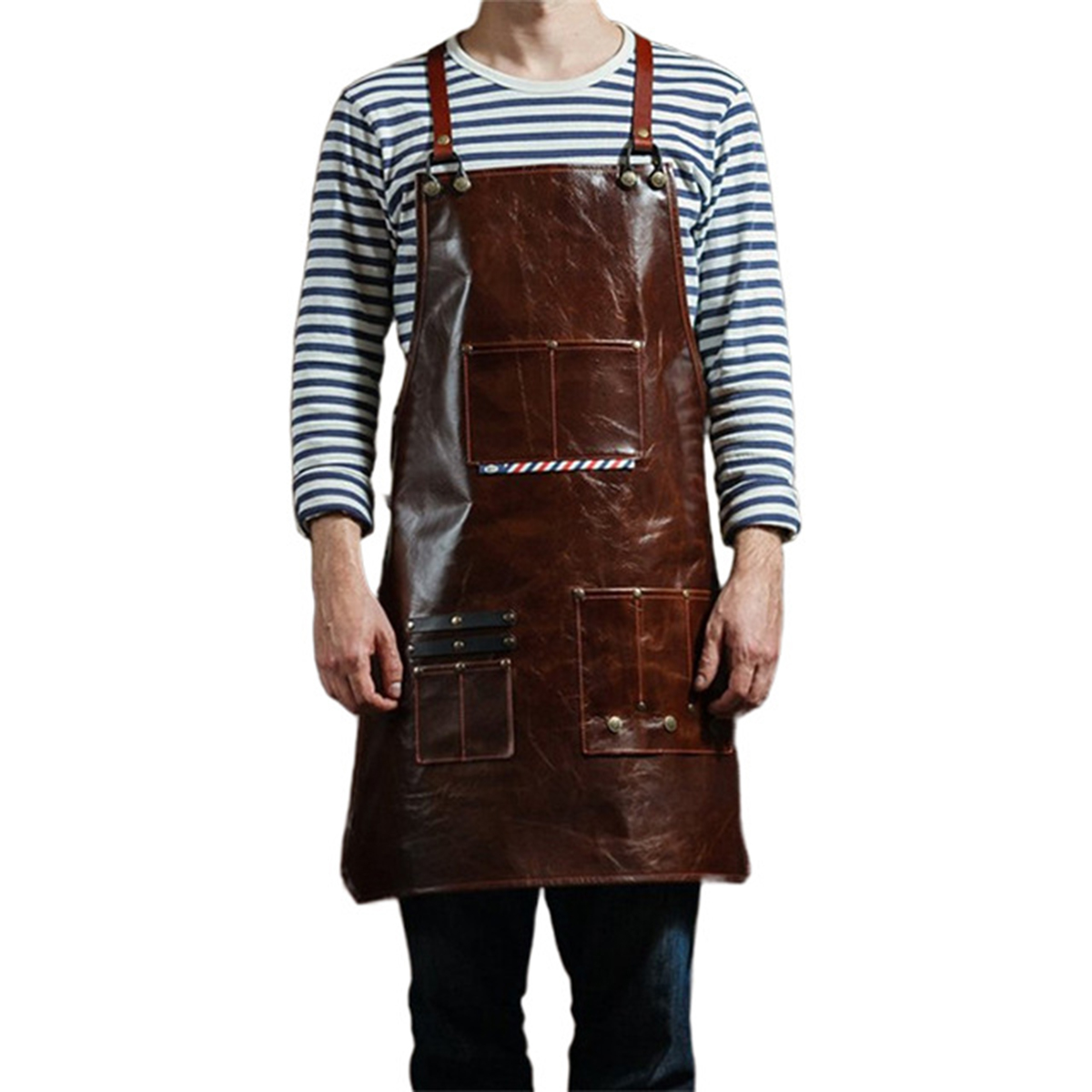 Men's Leather Work Apron with  - Leatherwork Workshop 评论和价格