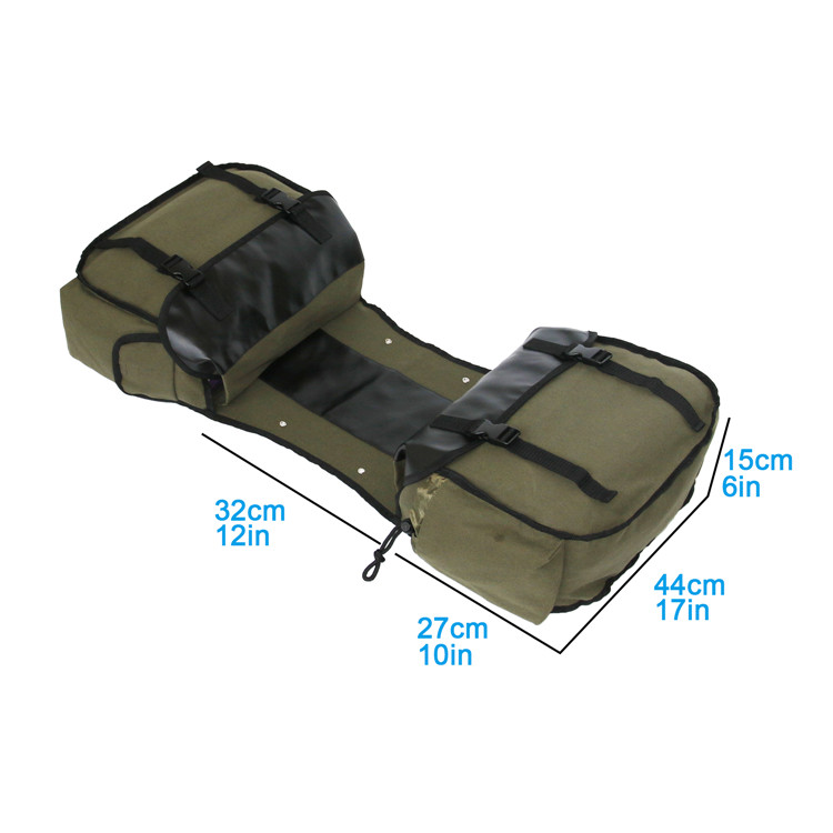 Canvas Leather Rear Saddlebag  - Leather Workshop 评论和价格