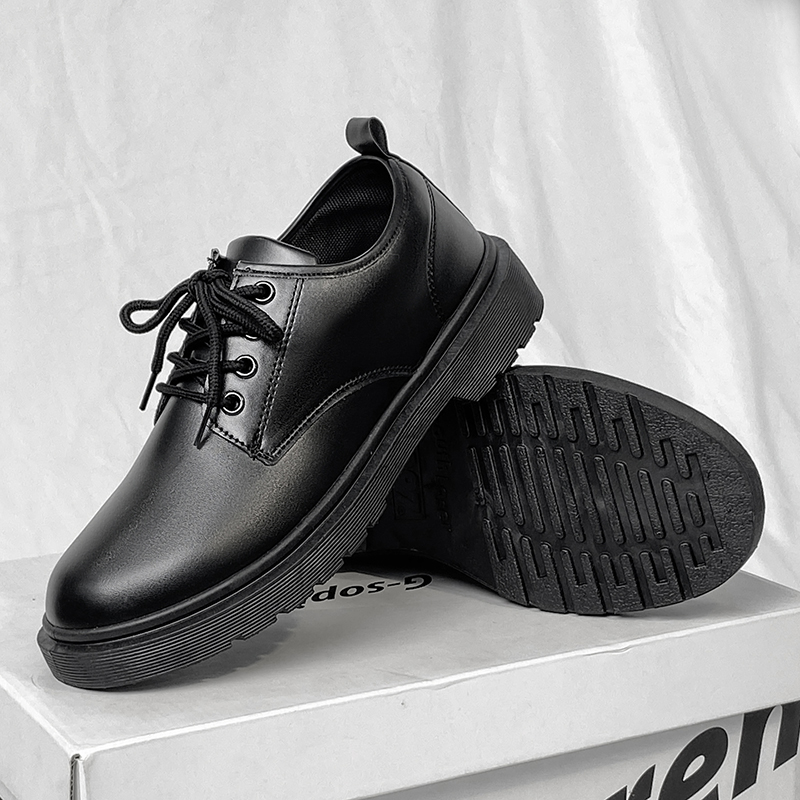 Men's Leather Shoes Casual Com - Leather Work Oxfords 评论和价格