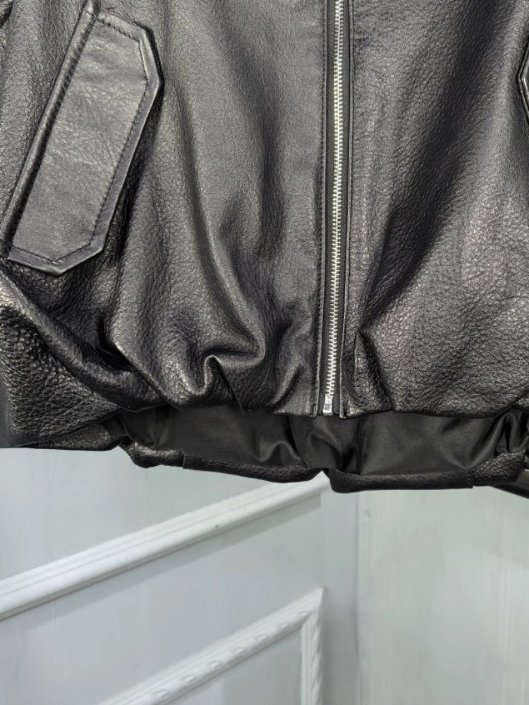 Autumn Fashion Natural Sheepsk - Leather Work Vest 评论和价格