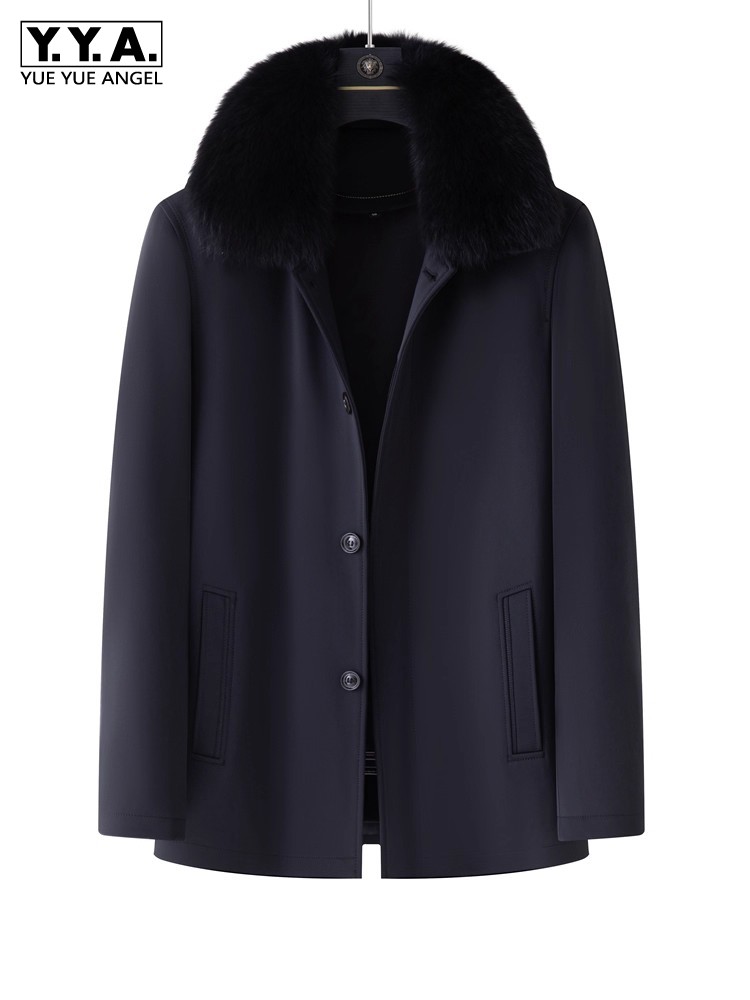Winter Mens Business Work Real - Leather Work Jacket Mens 评论和价格