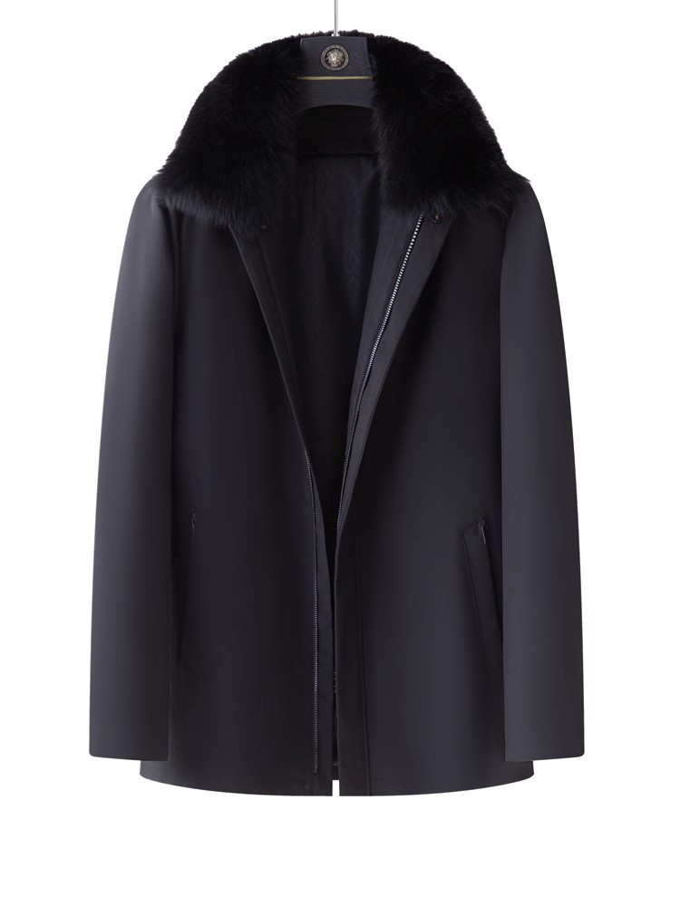 Winter Mens Business Work Real - Leather Work Jacket Mens 评论和价格