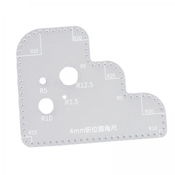 Clear Acrylic Circle Ruler Tem - Leatherworking Guide 评论和价格