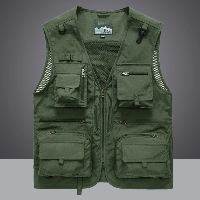 Summer Men Unloading  Vest Coa - Leather Work Vest 评论和价格