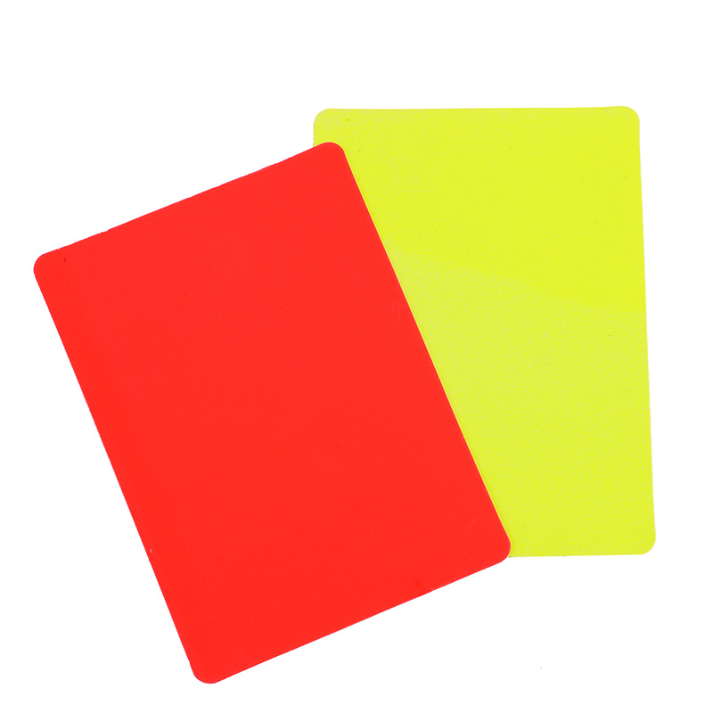 Referee Red Yellow Cards Set W - Leather Workshop 评论和价格