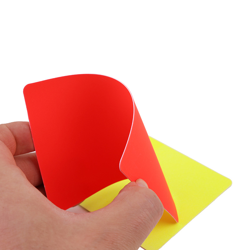 Referee Red Yellow Cards Set W - Leather Workshop 评论和价格