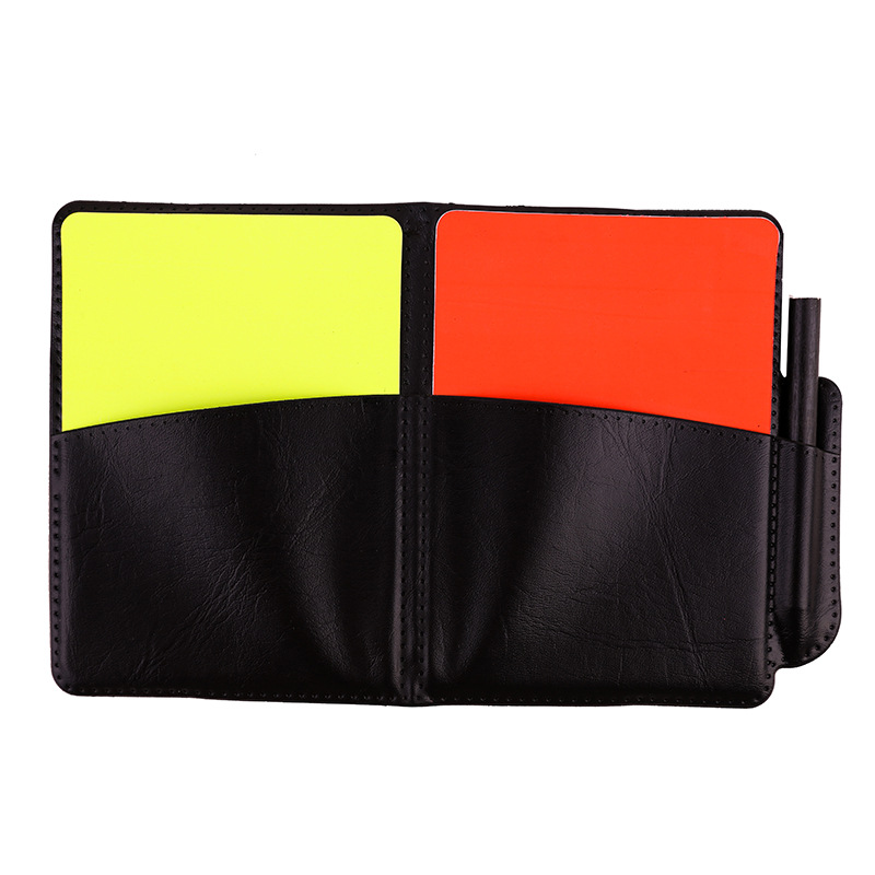 Referee Red Yellow Cards Set W - Leather Workshop 评论和价格