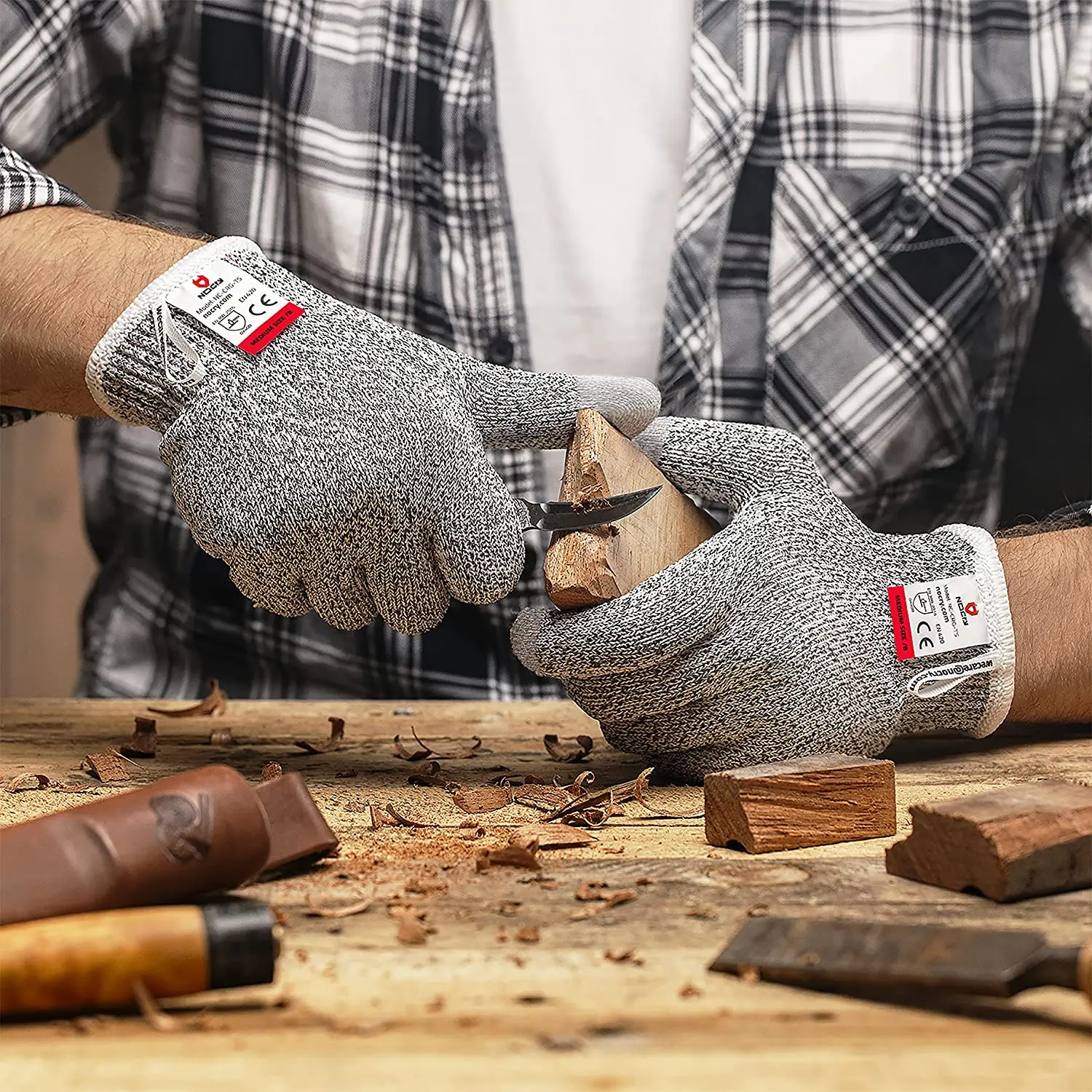 Cut Resistant Gloves Level 5 w - Leatherworking Leveling 评论和价格
