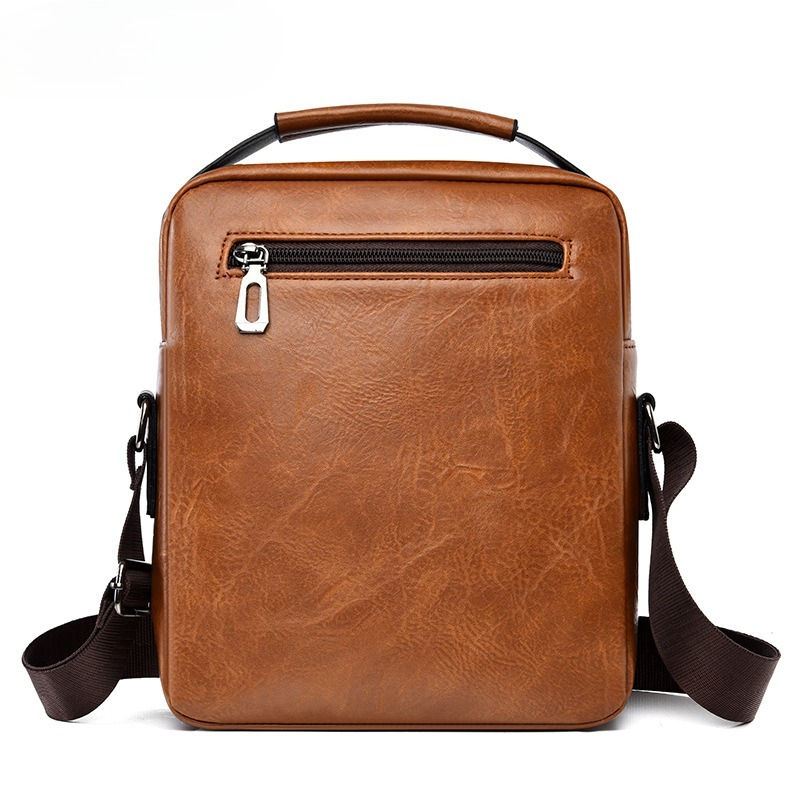 Hot Fashion Korean Style Men C - Leather Work Bag Laptop 评论和价格
