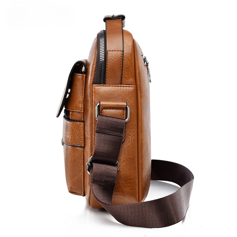 Hot Fashion Korean Style Men C - Leather Work Bag Laptop 评论和价格