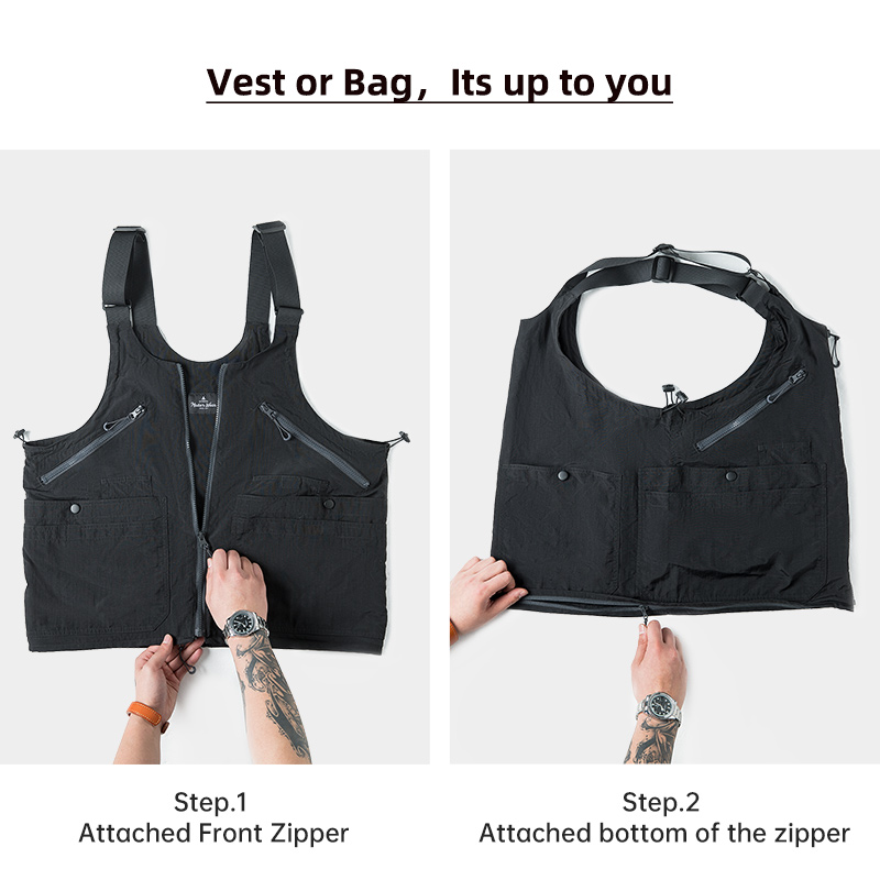 Maden 2023 New Design Male Cas - Leather Work Vest 评论和价格