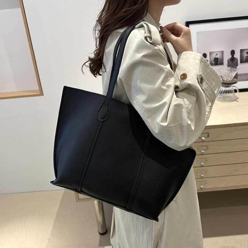 Retro Faux Leather Shoulder Ba - Leather Work Bag Laptop 评论和价格
