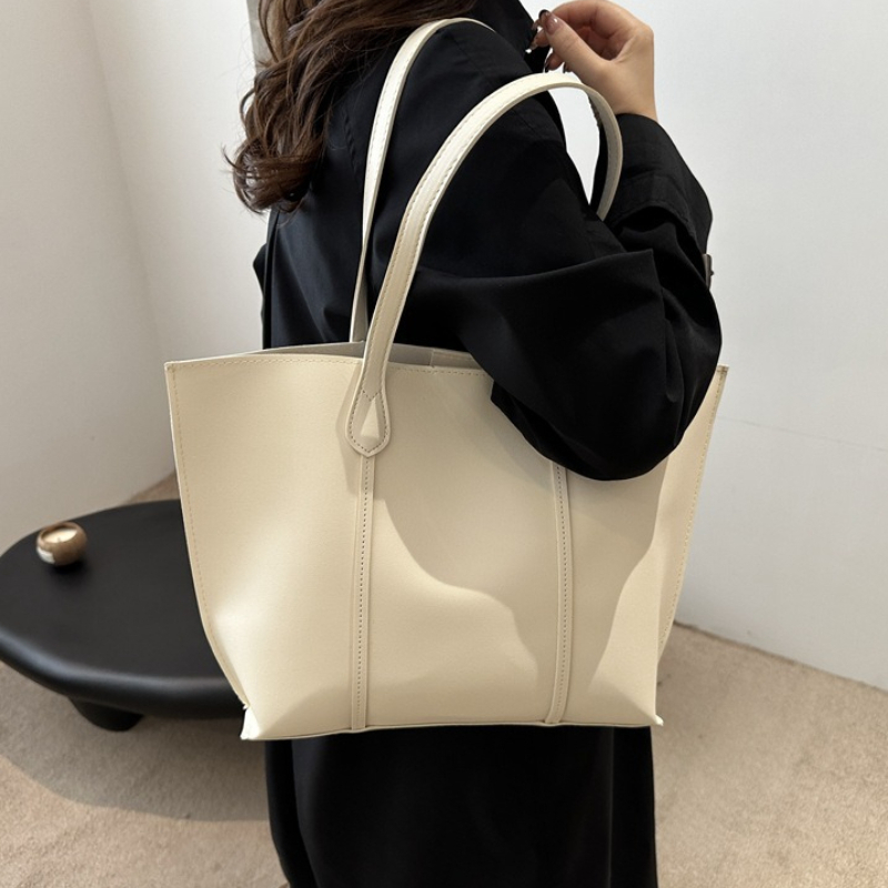 Retro Faux Leather Shoulder Ba - Leather Work Bag Laptop 评论和价格