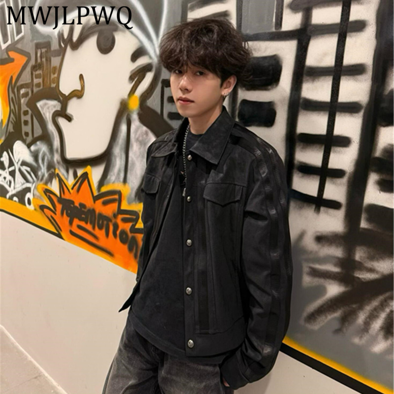 MWJLPWQ Retro Black Suede Spli - Leatherwork Workshop 评论和价格