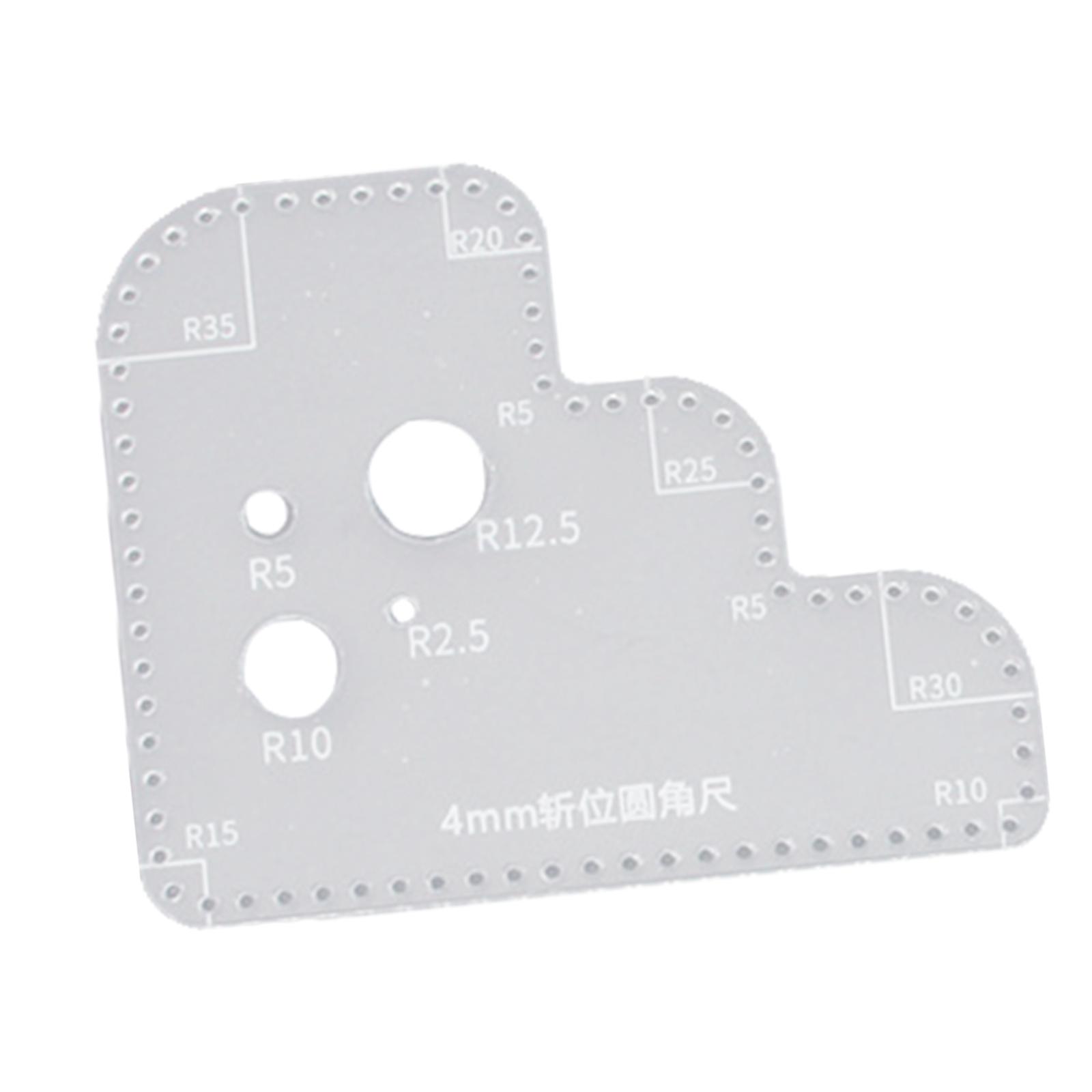 Transparent Acrylic Circle Tem - Leatherworking Guide 评论和价格