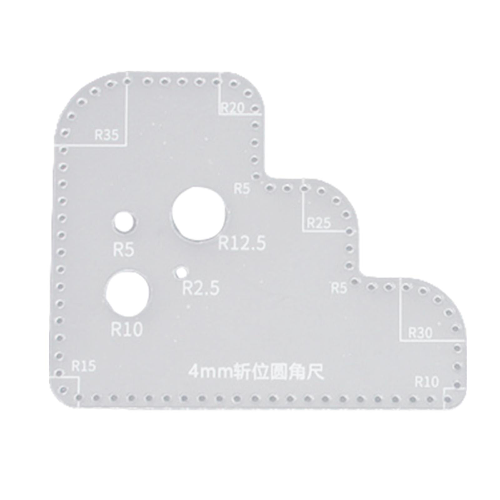Transparent Acrylic Circle Tem - Leatherworking Guide 评论和价格