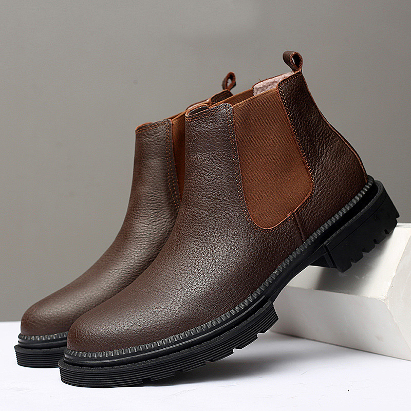 Men's Winter Warm Fleece Lined - Youtube Leatherwork 评论和价格