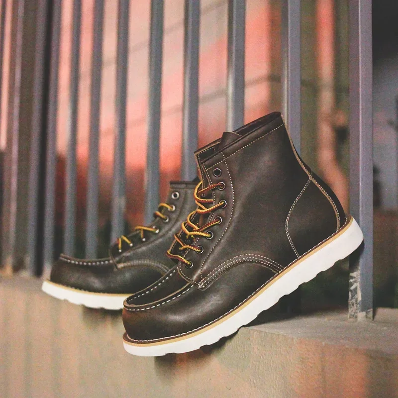 Genuine Leather Men's Boots Vi - Leatherwork Projects 评论和价格