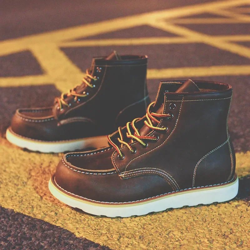 Genuine Leather Men's Boots Vi - Leatherwork Projects 评论和价格