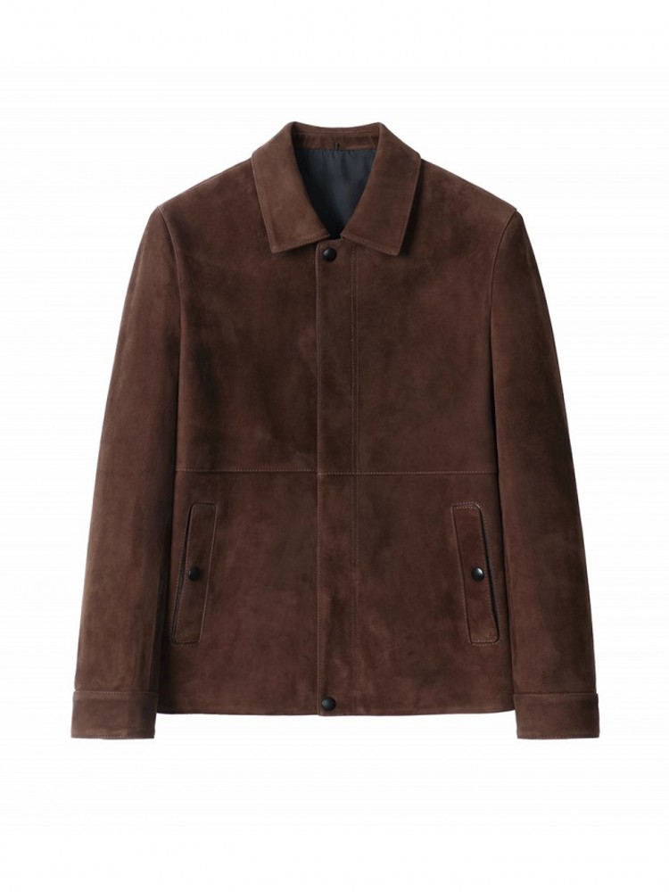 Top Quality Natural Real Suede - Leather Work Jacket Mens 评论和价格