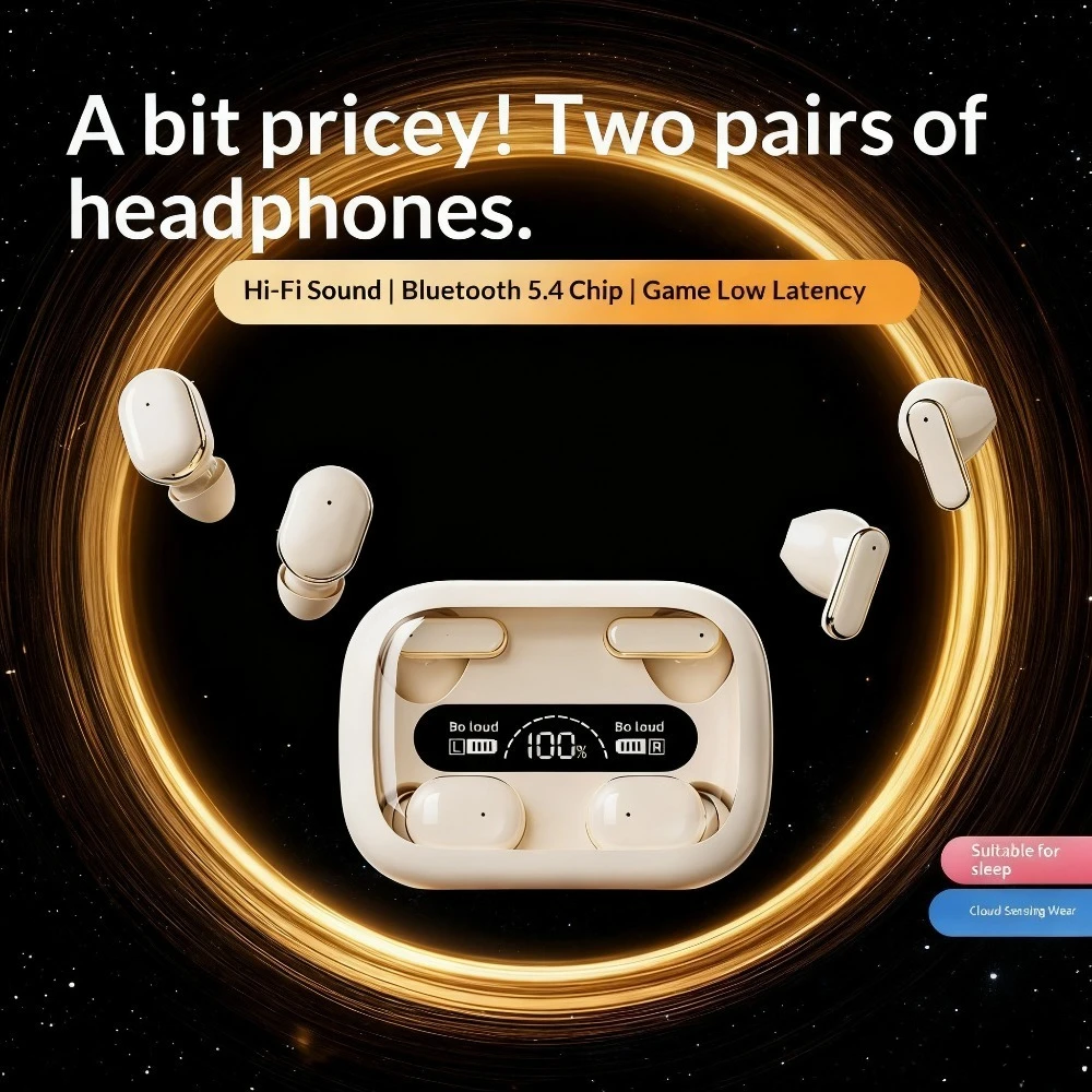 Wireless Earbuds Noise Cancell - Leatherworking Leveling 评论和价格